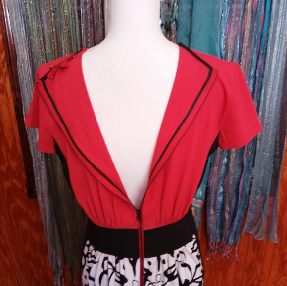 NWOT Narciso Rodriguez For Design Nation Color Block Short Sleeve Dress - Picture 7 of 7